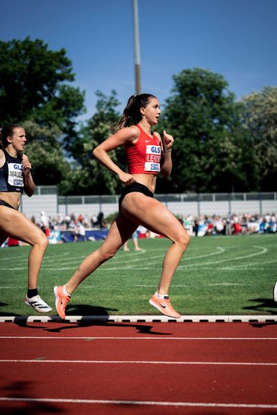 Sophie Weißenberg (TSV Bayer 04 Leverkusen) ueber 800m am 08.05.2022 beim Stadtwerke Ratingen Mehrkampf-Meeting 2022 in Ratingen